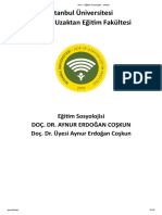 Ders - Eğitim Sosyolojisi - EKitap