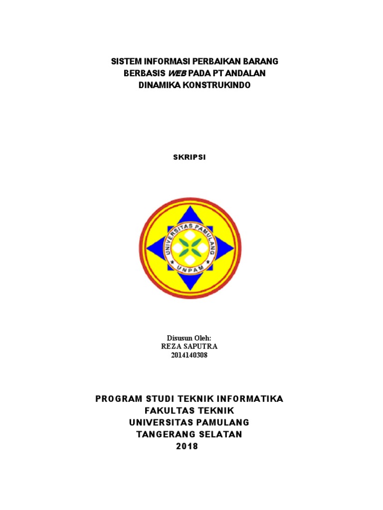 Skripsi Reza Final Rev | PDF
