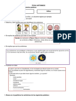 Ficha Antónimos Comunicación