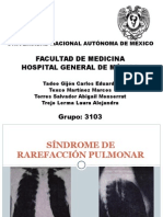 Síndrome de rarefacción pulmonar: definición, clasificación, etiología y fisiopatología