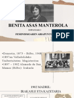 Benita Asas Manterola Aurkezpena