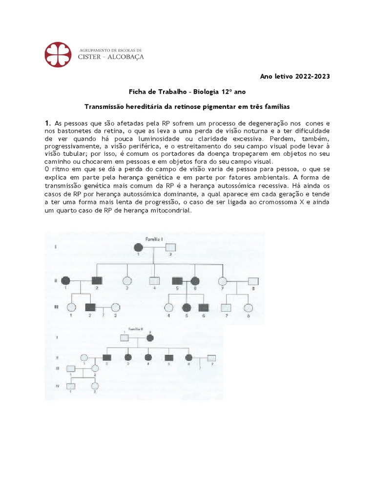Genética Correção Pdf Alelo Genótipo