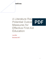A Literature Review of Potential Outcome Measures For Effective First Ai...