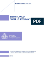 Libro Blanco Sobre La Reforma Tributaria: Instituto de Estudios Fiscales