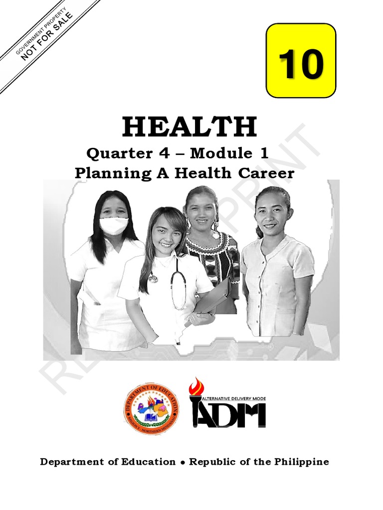 Health10 q4 Mod1 Planningahealthcareer v5 | PDF | Career & Growth