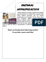 Cultural Appropriation PDF