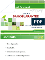 Lesson 7 - Bank Guarantee