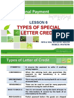 Lesson 6 - Types of Special LC