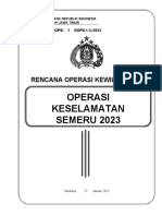 Operasi Keselamatan SEMERU 2023