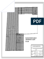 Planta de Techo en Area de Apartamentos Y Galpon ESC:1:100