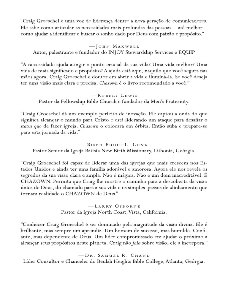 Chazown Um Jeito Diferente de Ver A Vida | PDF