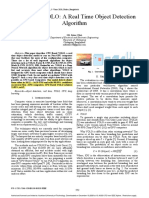 10 - CPU Based YOLO A Real Time Object Detection Algorithm