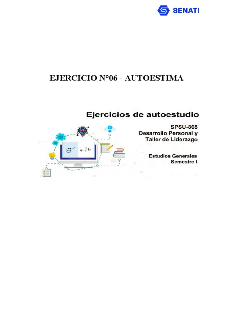 Ejercicios de Autoestima para Adolescentes | PDF