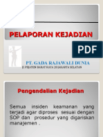 Pelaporan Kejadian