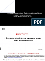 Semana 15 - Sesión 43 - 44 Aútomatas de Estado Finito Derrministico