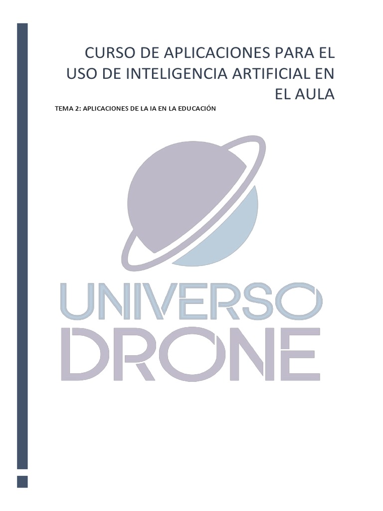 Aplicaciones de IA en el Aula | PDF | Inteligencia artificial ...