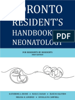 Toronto Residents Handbook of Neonatology 2022