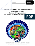 ORGNMAN - Wek 6 - Nature of Org