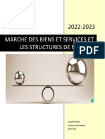 Marché Des Biens Et Services Et Les Structures de Marché