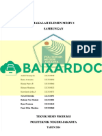 Makalah Sambungan Elemen Mesin