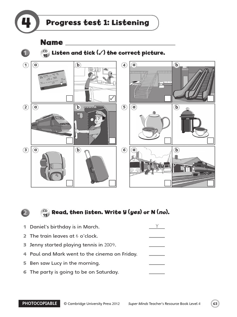Trb U4 Progress Test Pdf