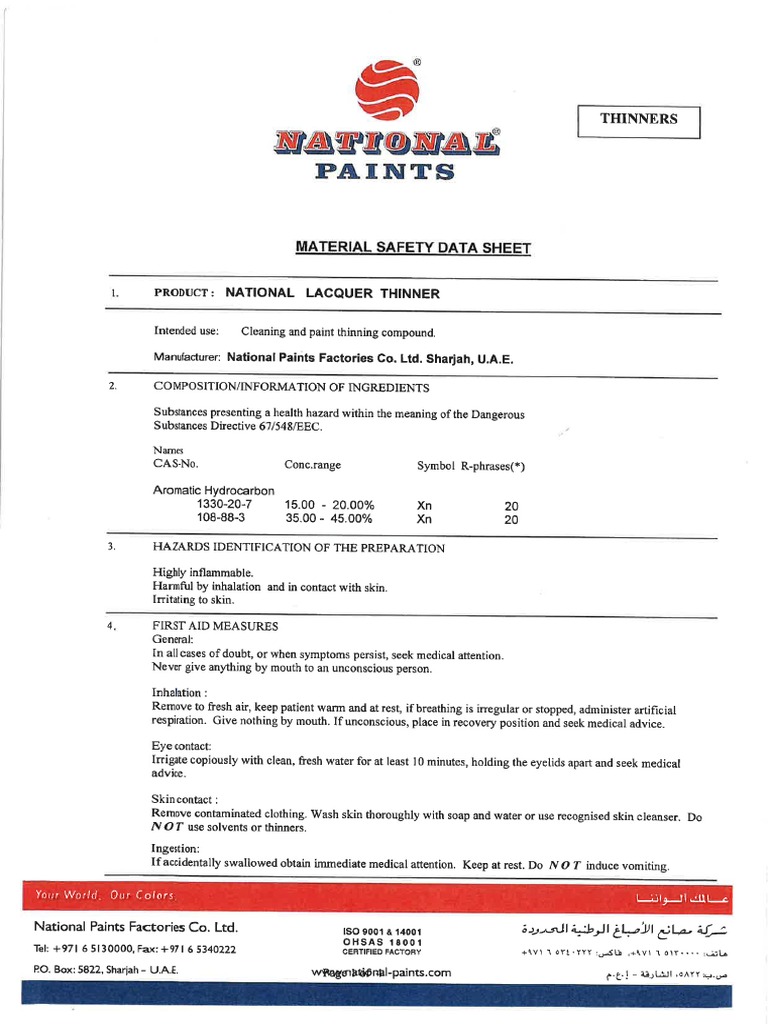 Safety Data Sheet Wikipedia, 50 OFF