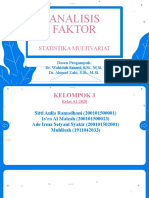 Analisis Faktor K.3 Statistika Multivariat