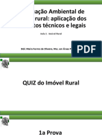 AULA 1 - Imóvel Rural - QUIZ