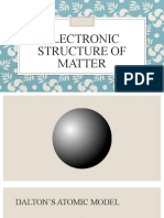 Electronic Structure of Matter