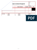 Gap Analysis On Contractor Management