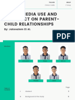 Research On Social Media Through Family-Child Relationships