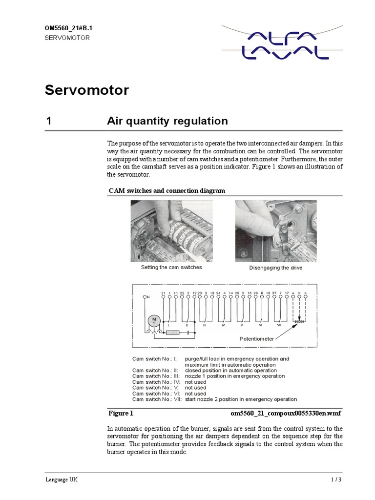 Servomotor Calibration and Settings Guide | PDF