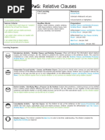 Lesson Plan Relative Clauses