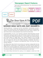 Features of A Newspaper Report Differentiated Activity Sheets - Ver - 2
