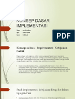 Konsep Dasar Implementasi