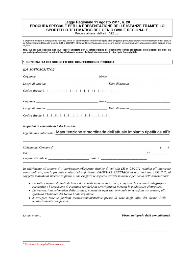 90116084-Procura Modificata - PDF | PDF