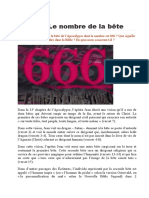 666 - Le Nombre de La Bête