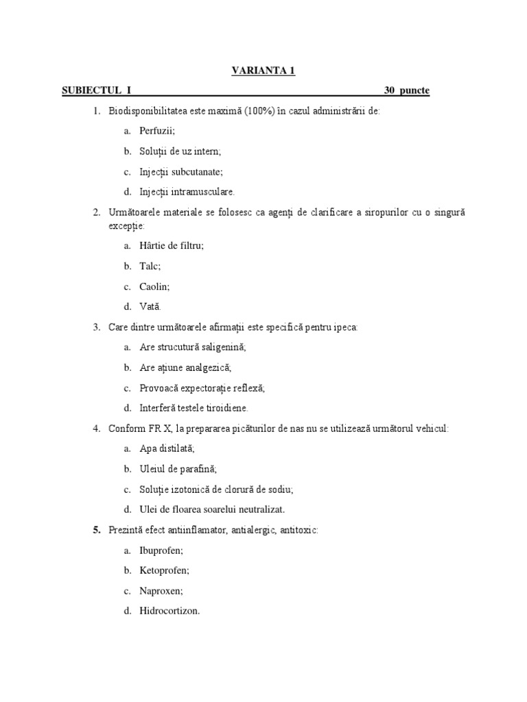 Recapitulare | PDF