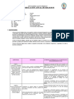 Planificacion Anual de Religion 1 B y e