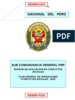 Conflicto Social Plan General Operativo 2020 F