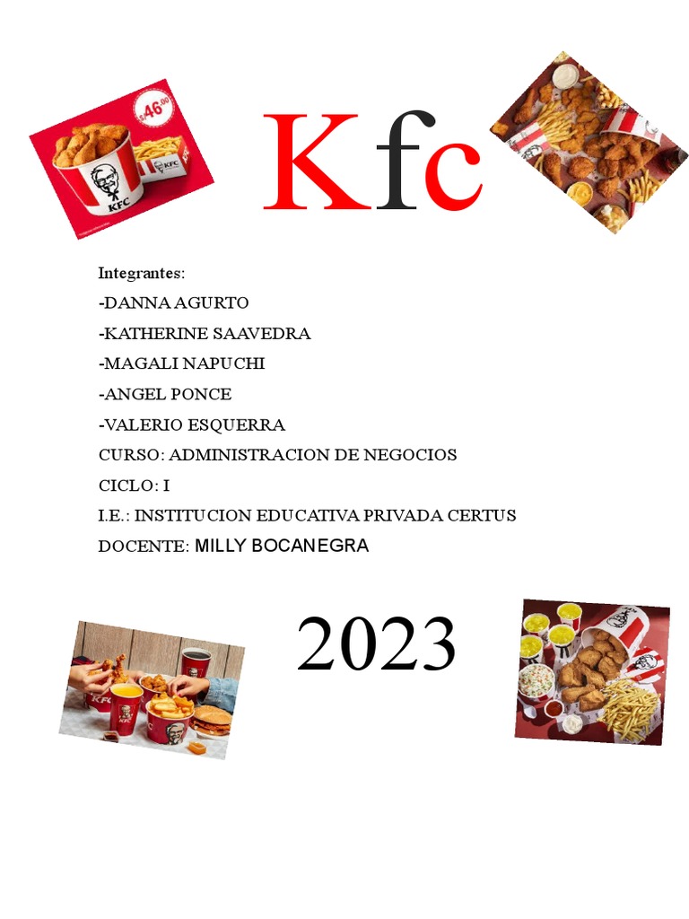Objetivos y Misión de KFC | PDF | Marketing | Calidad (comercial)
