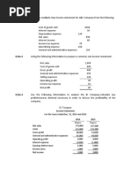 Analysis of Financial Statement