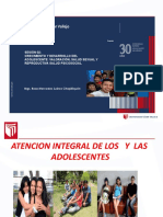 Crecimiento y Desarrollo Del Adolescente, Valoración, Salud Sexual y Reproductiva Salud Psicosocial