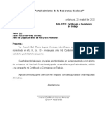 Solicitud de Certificado y Constancia