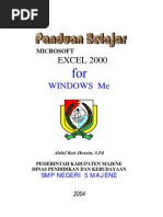 Download belajar excel 2000 by Mohamad Salleh Hossain Baharun SN6524496 doc pdf