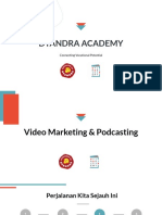 Dyandra Academy - 3 - Video Marketing & Podcasting