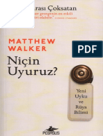 Matthew Walker - Niçin Uyuruz