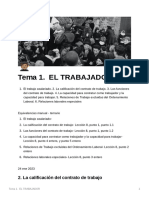 Tema 1. El Trabajador