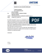 Memorando #021-2021-Reprogramacion Del C - Academico. 2021-II