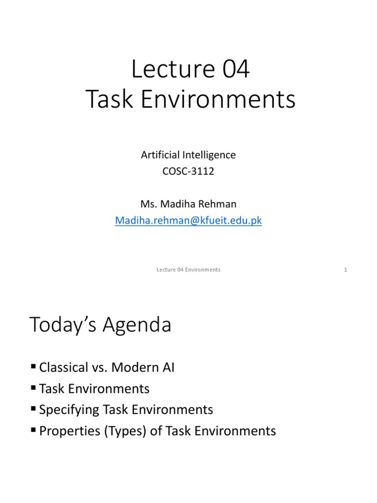 Artificial Intelligence Lecture 04 | PDF | Intelligence (AI ...